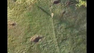 Ukrainian Soldier Escapes Russian Soldiers in Berdychi with Help From FPV Drone Amazing Footage