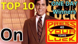 Press Your Luck Top 10 Biggest Cash Winners in a Single Game