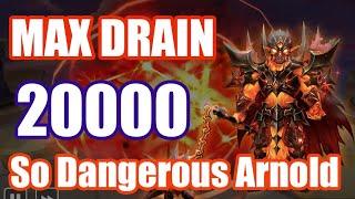 Max Drain 20000 over So Dangerous Arnold Debut【Summoners War RTA】