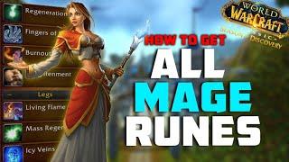 How to get ALL Mage Runes in Season of Discovery Alliance