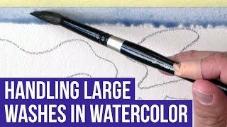 6 Tips for Handling Large Washes in Watercolor