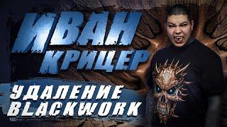 Иван Крицер. Рукав Blackwork под СНОС ET.LASER Удаление тату №1 в Москве.