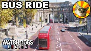 Buckingham Palace to Nexus Tower The Shard - Autodrive Bus Ride  Watch Dogs Legion