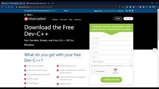 0️⃣ Embarcadero Dev-C++      Installation