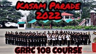 108 Course Kasam Parade   12 Sep 2022  Garhwal Rifles ️  Indian Army  Lansdowne Uttrakhand