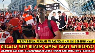 DISAMBUT BAK RAJA MEES HILGERS DIKAWAL FANS TIMNAS SKUAD TIMNAS TIBA DI BAHRAINThom Haye Senang