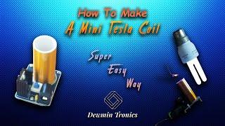 BD243 Mini Tesla Coil kit assembly  Dewmin Tronics