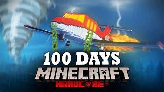 100 DAYS ON A PLANE IN A NATURAL DISASTERS APOCALYPSE IN MINECRAFT AND HERE’S WHAT HAPPENED #1