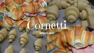 CORNETTI SFOGLIATI SALATI PER BUFFET