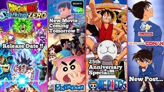 Shinchan Another Movie Coming Tomorrow On Sony Yay ??  Detective Conan And OP Updates DB New Game