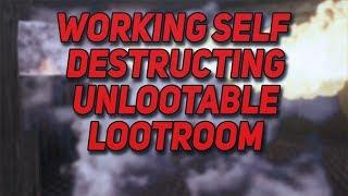 NEW Self Destructing UNLOOTABLE LOOTROOM Rust Base Design