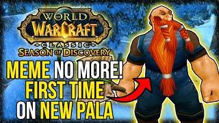 FIRST TIME Season of Discovery Paladin  Quick News Update  Season of Discovery    WoW Classic