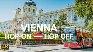 Vienna Sightseeing Bus Tour No. 1  City Center Historic Landmarks  4K Video #ExploreAustria