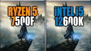 Ryzen 5 7500F vs 12600K Benchmarks - Tested in 15 Games and Applications