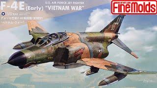 F-4E Vietnam War FINE MOLDS 172 scale kit Video preview