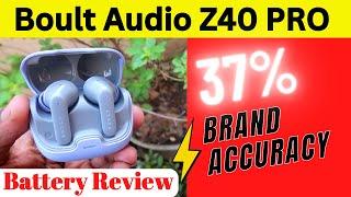  நூறு மணி நேரம் பாடல் கேட்கலாமா???  Boult Audio Z40 Pro Battery Review in Tamil 🪫