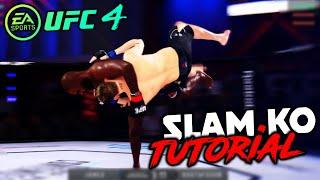 UFC 4 - How to get the SLAM KOTKO Simplest method  Takedown KO  TKO 