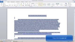 How to double Space in Microsoft Word 2010