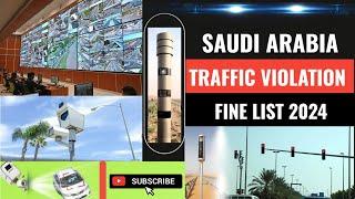 Traffic Violation Fines in Saudi Arabia 2024  Traffic Violations & Penalties