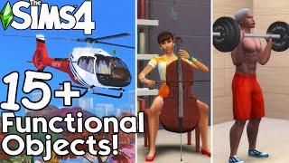 The Sims 4 15+ FUNCTIONAL OBJECTS MODS with New Activities & Gameplay