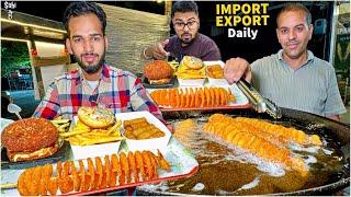 21 Years Old MasterChef ka Imported Luxury Burger  Street Food India