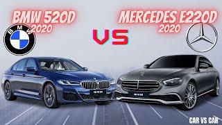 BMW 520d 2020 VS Mercedes Benz E220d 2020 Video & Specs Comparison