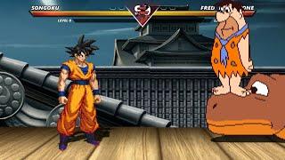 GOKU vs FRED FLINSTONE  DEATH BATTLE‼️