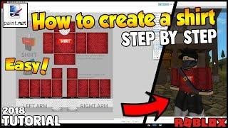 How to MAKE your own SHIRT 2018 Easy & fast tutorial Roblox