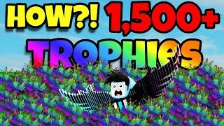 i BROKE the HALF YEAR Event Update in Clicker Simulator by HATCHING Thousands of Trophies Roblox