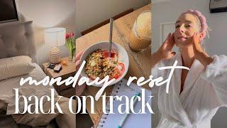 Monday Reset Getting Back on Track for a Fresh Week  Productivity Vlog