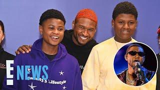 Find Out the Advice Ushers Sons Gave Him Before His Super Bowl Performance  E News