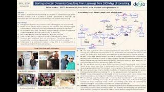 Learnings from Starting a System Dynamics Consulting Firm - Poster at ISDC 2020