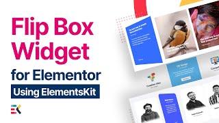 Flip Box Widget for Elementor  Elementskit  All-in-one addon for Elementor