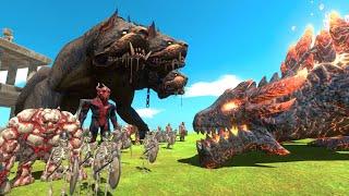 Dragon Infinity War - Defeat Hell Dog  Animal Revolt Battle Simulator