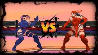 Psylocke vs Elektra MUGEN BATTLE