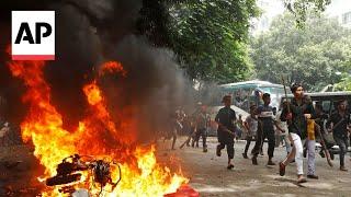 Violent protests in Bangladesh leave nearly 100 dead hundreds more injured