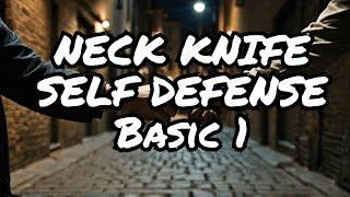 How to Disarm a Mugger with a Knife Knife to the Side of the Neck Self Defense #asp #self defense