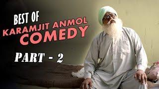 Best of Karamjit Anmol Comedy Part-2  Top Punjabi Comedy Scenes  Manje Bistre  Saga Music