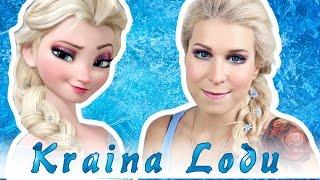 Elsa z Krainy Lodu - makijaż i włosy  Halloween  Agnieszka Grzelak Beauty