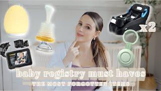 MOST FORGOTTEN BABY REGISTRY ITEMS  Baby Registry Must Haves For New Moms