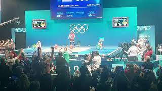 Olympics weightlifting karlos Nasar World Record 224 KGS Clean and Jerk @Olympic weightlifting