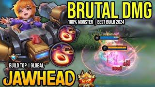 JAWHEAD BEST BUILD 2024  BUILD TOP GLOBAL JAWHEAD GAMEPLAY  MOBILE LEGENDS