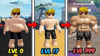 HOW TO GET SUPER STRONG in Roblox Gym League