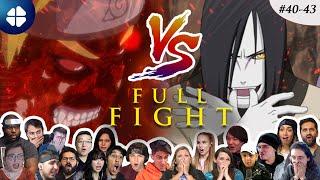 Naruto vs Orochimaru Full Fight 23 People React Shippuden Ep. 40-43  ナルト 疾風伝 海外の反応