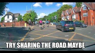 Bad UK Driving Vol 87 Stupid Cyclist & Pedestrian Compilation