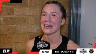 AMY ANDREW REACTS TO COMMONWEALTH TITLE WIN  WANTS TO FIGHT CHAPMAN ARTINGSTALL OR NICOLSON NEXT