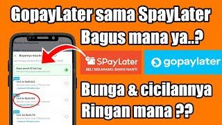 Tes Langsung GopayLater Sama SpayLater Cicilannya Ringan Mana ya??  Aplikasi shopee