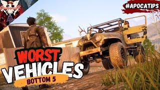 AVOID These Vehicles in State of Decay 2 #ApocaTips