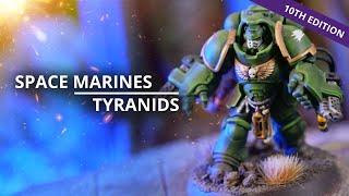 Space Marines vs Tyranids - NEW INDEX - A 10th Edition Warhammer 40k Battle Report