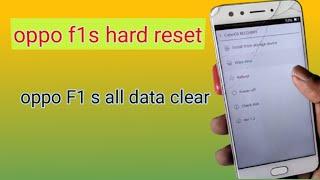 oppo f1s hard reset oppo f1s pattern password